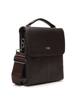 Чоловіча шкіряна сумка з ручкою Ricco Grande T1TR0029 Brown