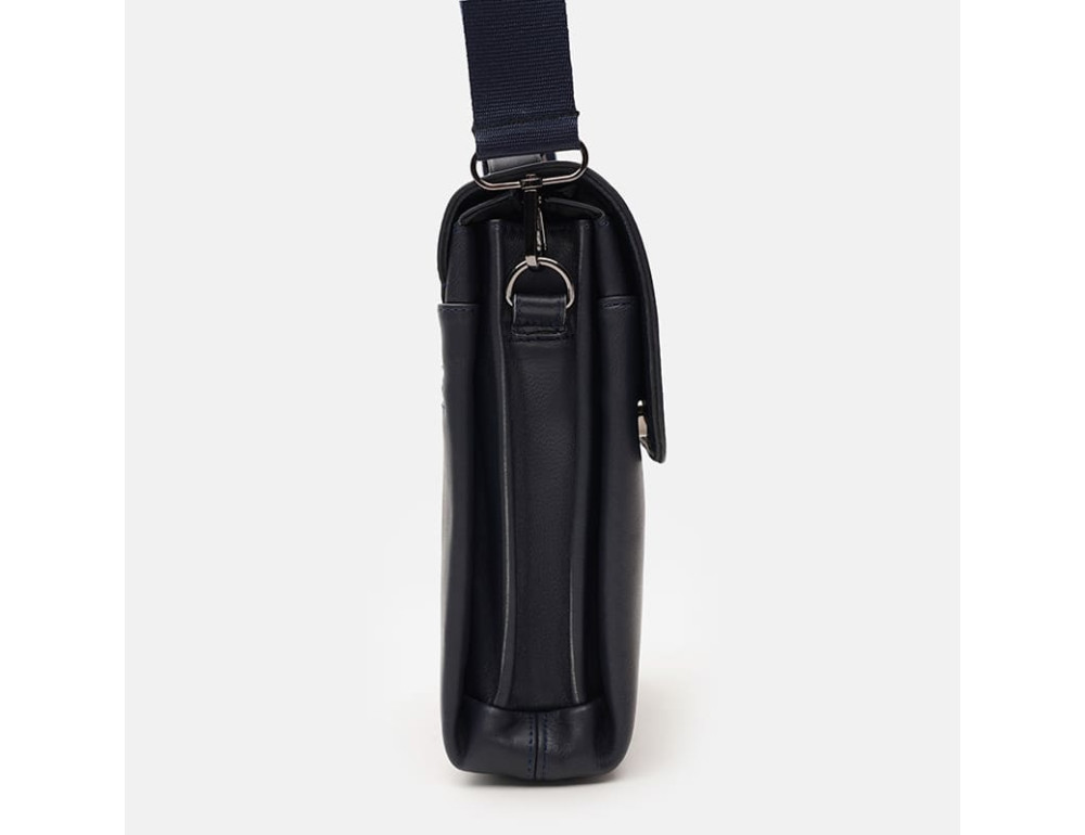 Мужская кожаная сумка с ручкой Ricco Grande T1tr0029n-navy - Фото № 4