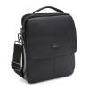 Чоловіча шкіряна барсетка через плече Ricco Grande T1tr0044bl-black