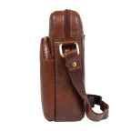 Коричнева шкіряна сумка через плече Ashwood T79 Chestnut - Фотографія № 104