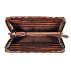 Женский кошелёк коричневого цвета Ashwood T90 Chestnut - Фото № 103