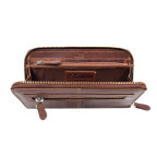 Женский кошелёк коричневого цвета Ashwood T90 Chestnut - Фото № 104