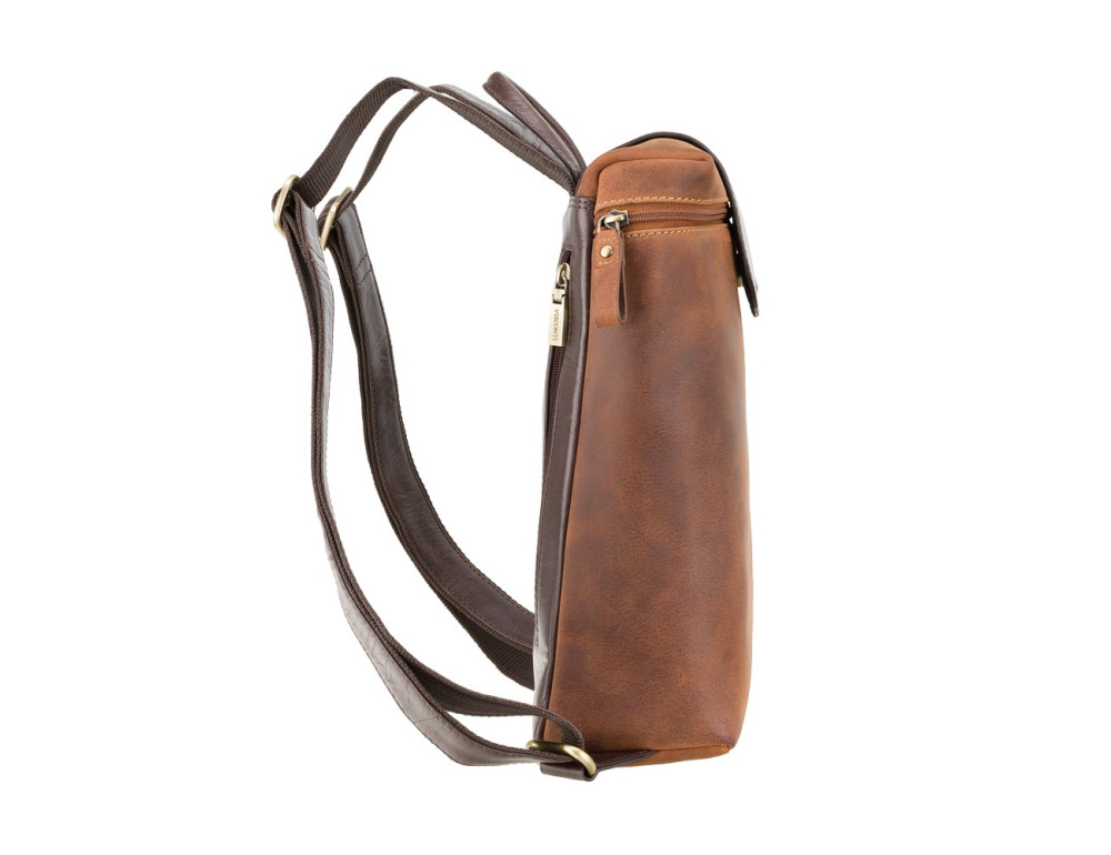 Шкіряний рюкзак Visconti TC86 TAN/MLN Saddle - Фотографія № 3
