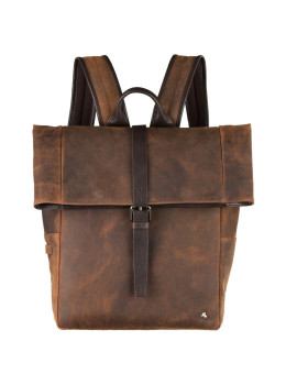 Коричневий городской рюкзак из винтажной кожи Havana Visconti TC90 Tan