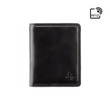 Чорний маленький чоловічий гаманець Visconti TSC39 BLK Xavi c RFID (Black)