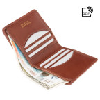 Коричневий чоловічий гаманець без засувки Visconti TSC39 TAN Xavi c RFID (Tan) - Фотографія № 103
