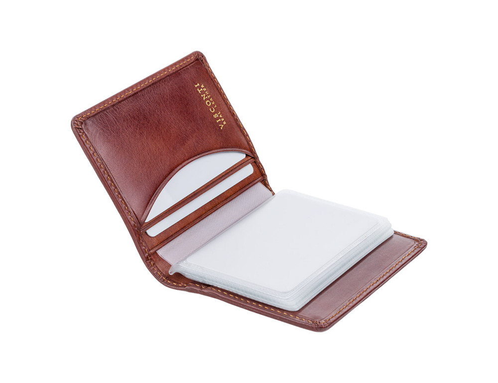 Визитница из кожи Visconti TSC40 Camper (Tan) - Фото № 4