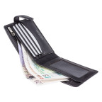 Чёрный мужской кошелек Visconti TSC41 BLK Massa c RFID - Фото № 103