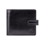Мужской кожаный кошелек Visconti TSC42 BLK с RFID Arezzo black черный 