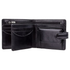 Чоловічий шкіряний гаманець Visconti TSC42 BLK з RFID Arezzo black чорний - Фотографія № 101