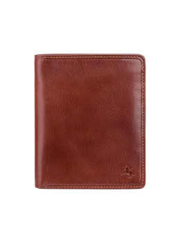 Коричневий шкіряний портмоне під візитки Visconti TSC49 TAN Matteo c RFID