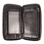 Шкіряний клатч Ashwood TW01 Black - Фотографія № 103