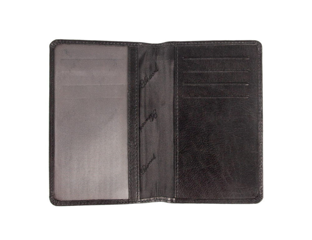 Шкіряний клатч Ashwood TW01 Black - Фотографія № 8