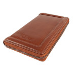 Світло-коричневий шкіряний клатч Ashwood TW01 Chestnut - Фотографія № 111