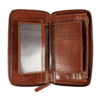 Світло-коричневий шкіряний клатч Ashwood TW01 Chestnut - Фотографія № 103