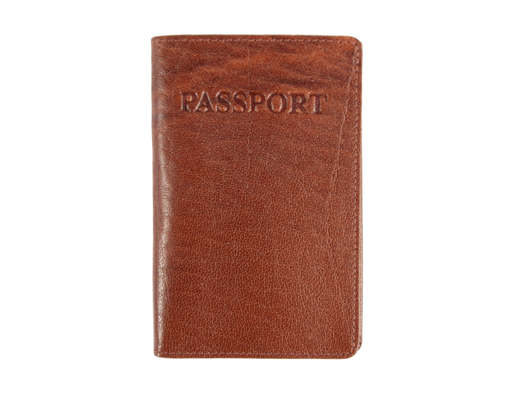 Світло-коричневий шкіряний клатч Ashwood TW01 Chestnut - Фотографія № 7