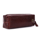 Косметичка чехол кожаная Hammonds Flycatcher UC501 Croco Brown (Коричневый) - Фото № 103