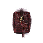 Косметичка чехол кожаная Hammonds Flycatcher UC501 Croco Brown (Коричневый) - Фото № 105