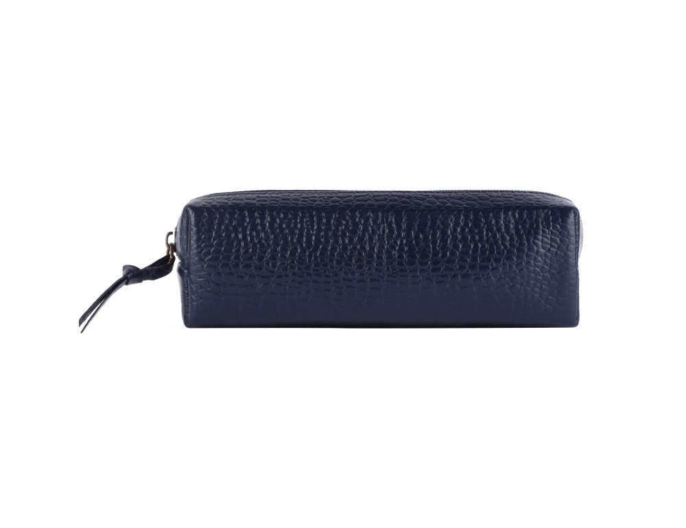 Шкіряна косметичка Hammonds Flycatcher UC501 Croc Blue (Синя, під крокодила) - Фотографія № 2