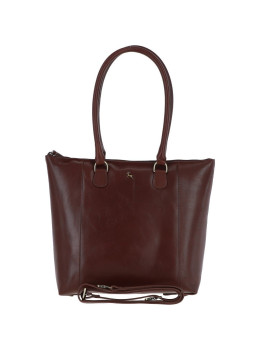 Стильная женская сумка-шоппер от английського производителя Ashwood V29 Chestnut