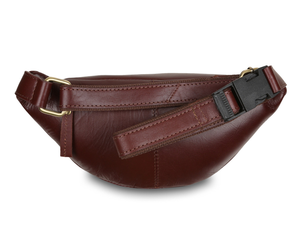 Коричнева шкіряна сумка на пояс Ashwood V32 Chestnut - Фотографія № 2