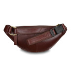 Коричнева шкіряна сумка на пояс Ashwood V32 Chestnut - Фотографія № 101