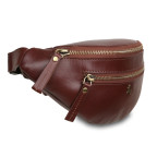 Коричнева шкіряна сумка на пояс Ashwood V32 Chestnut - Фотографія № 102