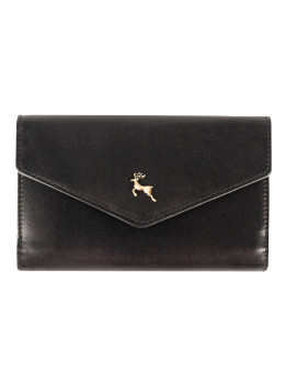 Кошелек женский из натуральной кожи Ashwood V62 Black