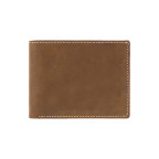 Винтажный кошелек Visconti VSL20 OIL TAN Slim RFID (oil-tan) коричневый  - Фото № 100