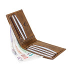Винтажный кошелек Visconti VSL20 OIL TAN Slim RFID (oil-tan) коричневый  - Фото № 103