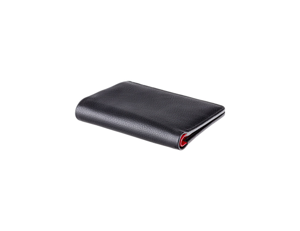 Гаманець чоловічий шкіряний Visconti VSL21 Saber c RFID (Black Red) - Фотографія № 3