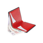 Гаманець чоловічий шкіряний Visconti VSL21 Saber c RFID (Black Red) - Фотографія № 103