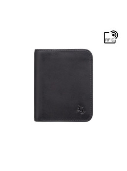 Гаманець чоловічий Visconti VSL34 Lank c RFID (Black-Cobalt)