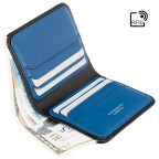 Гаманець чоловічий Visconti VSL34 Lank c RFID (Black-Cobalt) - Фотографія № 103
