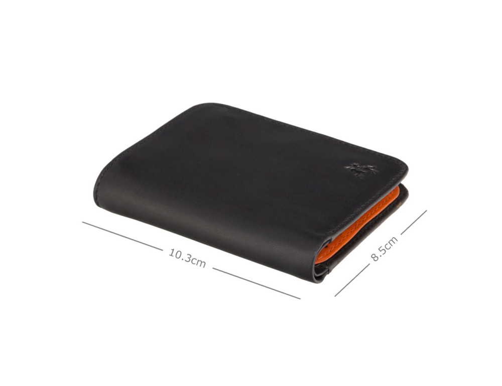 Гаманець чоловічий Visconti VSL34 Lank c RFID (Black-Orange) - Фотографія № 4