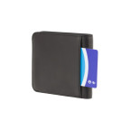Стильний чоловічий шкіряний портмоне Visconti VSL35 BK/CB Trim c RFID (Black-Cobalt) - Фотографія № 102