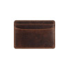 Шкіряний картхолдер Visconti VT90 Carlo Chestnut Brown з RFID-захистом