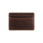 Шкіряний картхолдер Visconti VT90 Carlo Chestnut Brown з RFID-захистом - Фотографія № 100