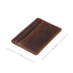 Шкіряний картхолдер Visconti VT90 Carlo Chestnut Brown з RFID-захистом - Фотографія № 102
