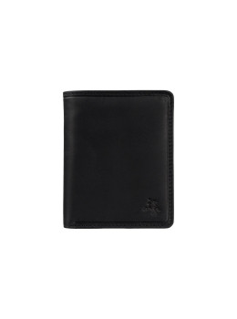 Невеликий шкіряний гаманець Visconti VT94 M/BLK з RFID-захистом