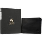 Чоловічий шкіряний гаманець Visconti VT96 M/BLK Rocco з RFID-захистом - Фотографія № 105