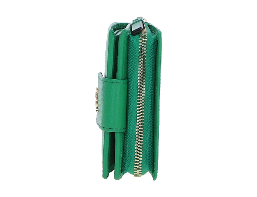 Жіночий шкіряний портмоне зеленого кольору Ashwood X30 (Green) - Фотографія № 5