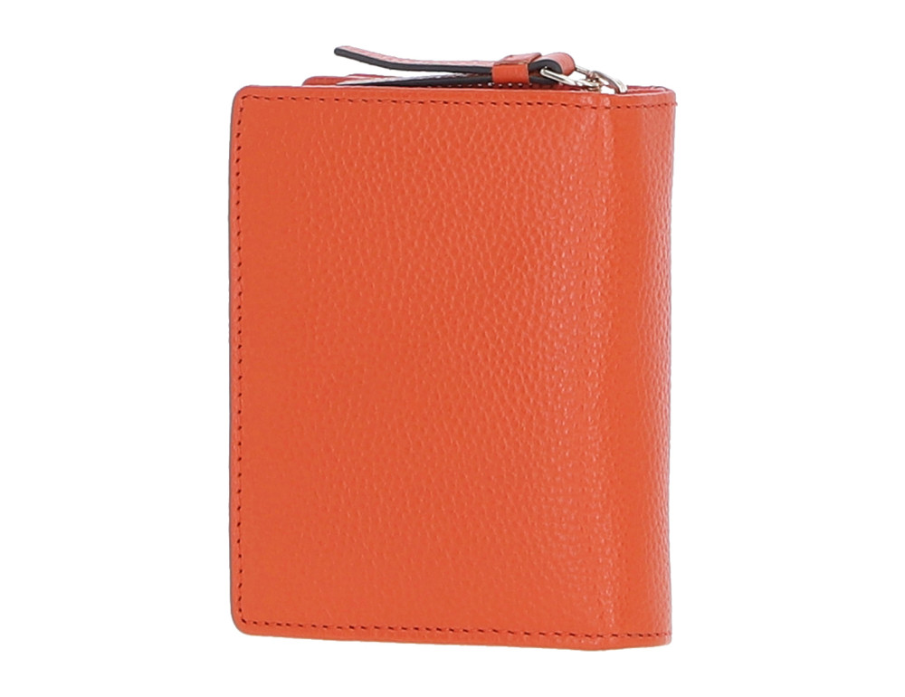 Стильний жіночий гаманець на кнопці Ashwood X30 (Orange) - Фотографія № 4