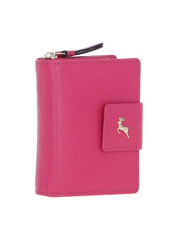 Стильный женский кошелёк из зернистой кожи Ashwood X30 (Pink)