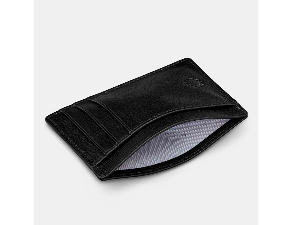 Кардхолдер из натуральной кожи Yoshi Y1212 17 (Black) - Фото № 3