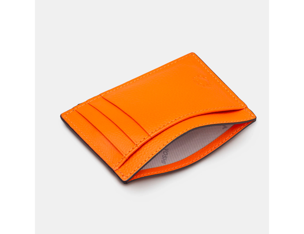 Картхолдер оражевого цвета Yoshi Y1212 Orange - Фото № 4