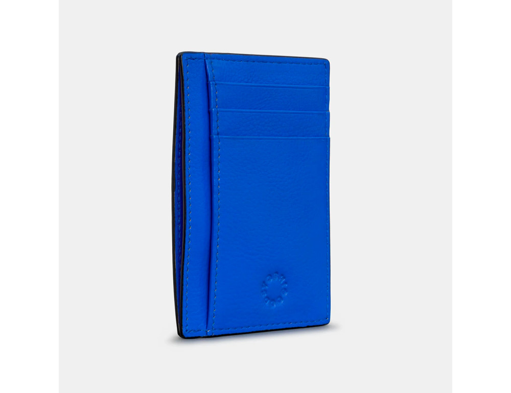 Кардхолдер из натуральной кожи Yoshi Y1212 Blue - Фото № 3