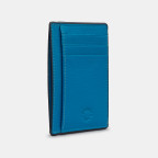 Маленький кожаный картхолдер голубого цвета Yoshi Y1212 Petrol Blue - Фотографія № 102