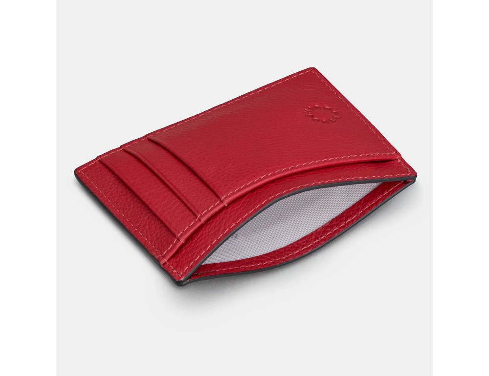 Кардхолдер из нетуральной кожи Yoshi Y1212 17 86 (Cherry Red) - Фото № 4