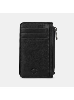 Маленький кожаный кардхолдер Yoshi Y1219 Morton (Black)